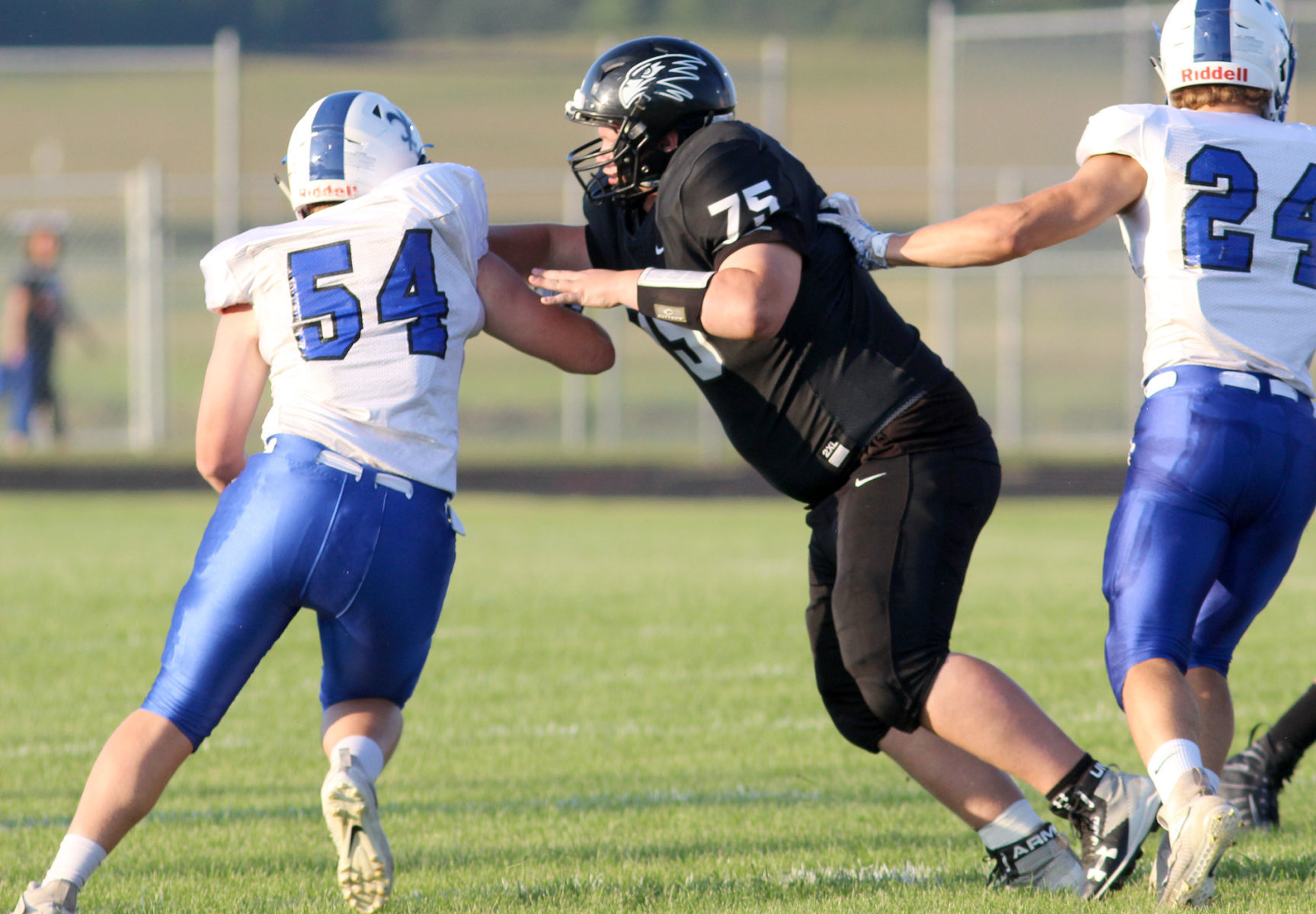 Saint Croix Falls at Bloomer football 8-23-19